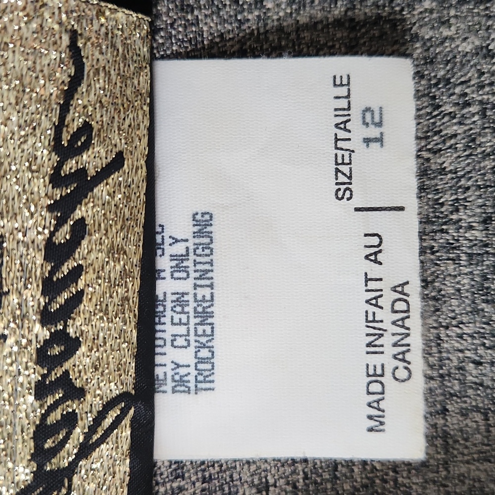 Vintage Farouche by Lori Weidner Power Blazer with Scarf Detail - Picture 4 of 12